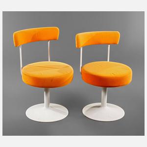 Paar Drehstühle 1970er Jahre