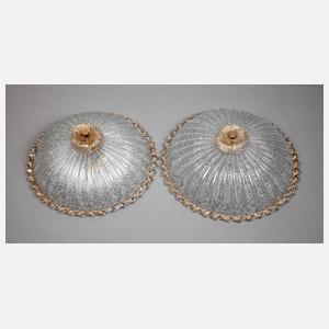Murano Zwei Deckenlampen