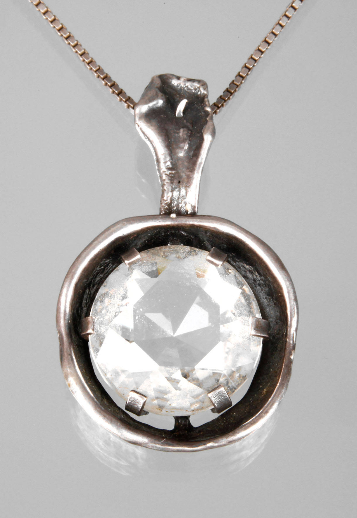 Anhänger und Kette Silber