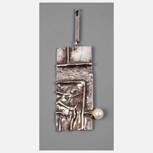 Großer Designanhänger mit Perle