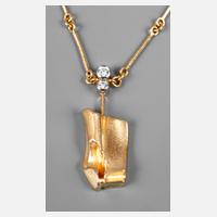 Lapponia Goldcollier mit Brillant111