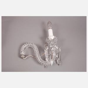 Baccarat Paar zweiarmige Wandleuchter