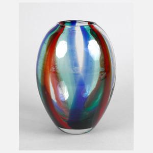 Murano Vase Streifendekor
