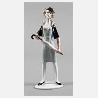 Unterweißbach Dame mit Schirm111