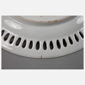 Meissen Durchbruchteller Puttenmotiv