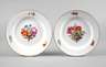 Meissen zwei Teller Biedermeier