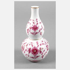 Meissen Doppelkürbisvase ”Indische Blume”