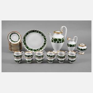 Meissen Kaffeeservice Weinlaubdekor