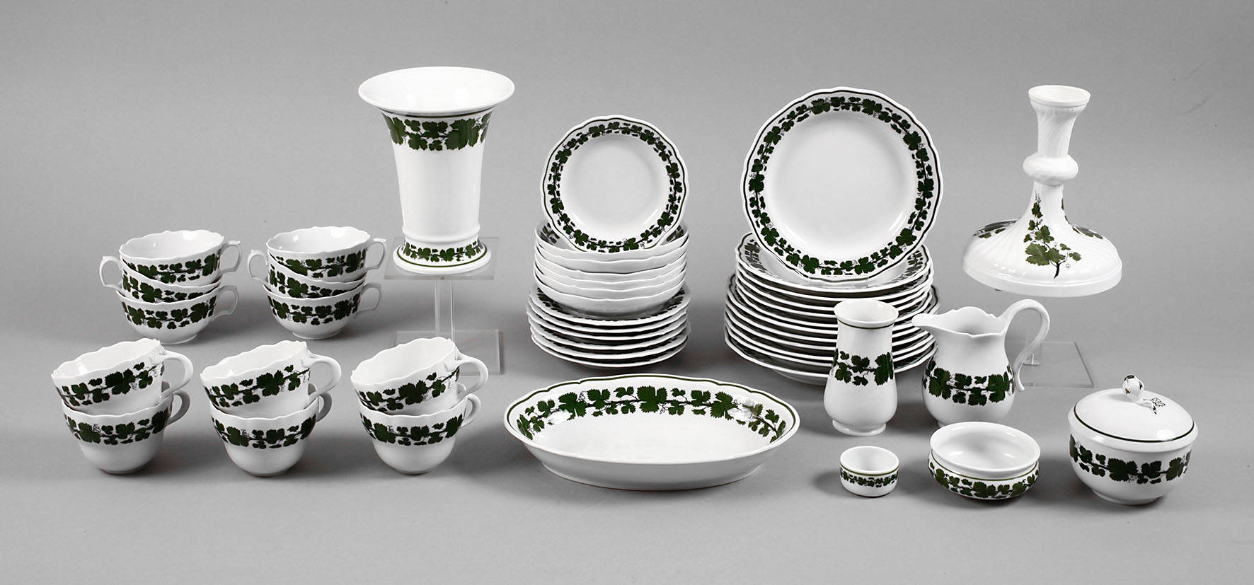 Meissen Konvolut Weinlaub