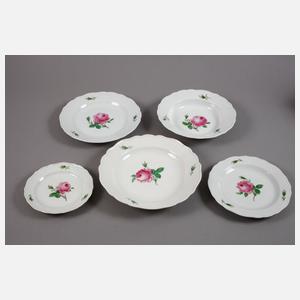 Meissen Speiseservice „Rote Rose“