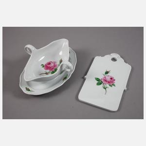 Meissen Speiseservice „Rote Rose“