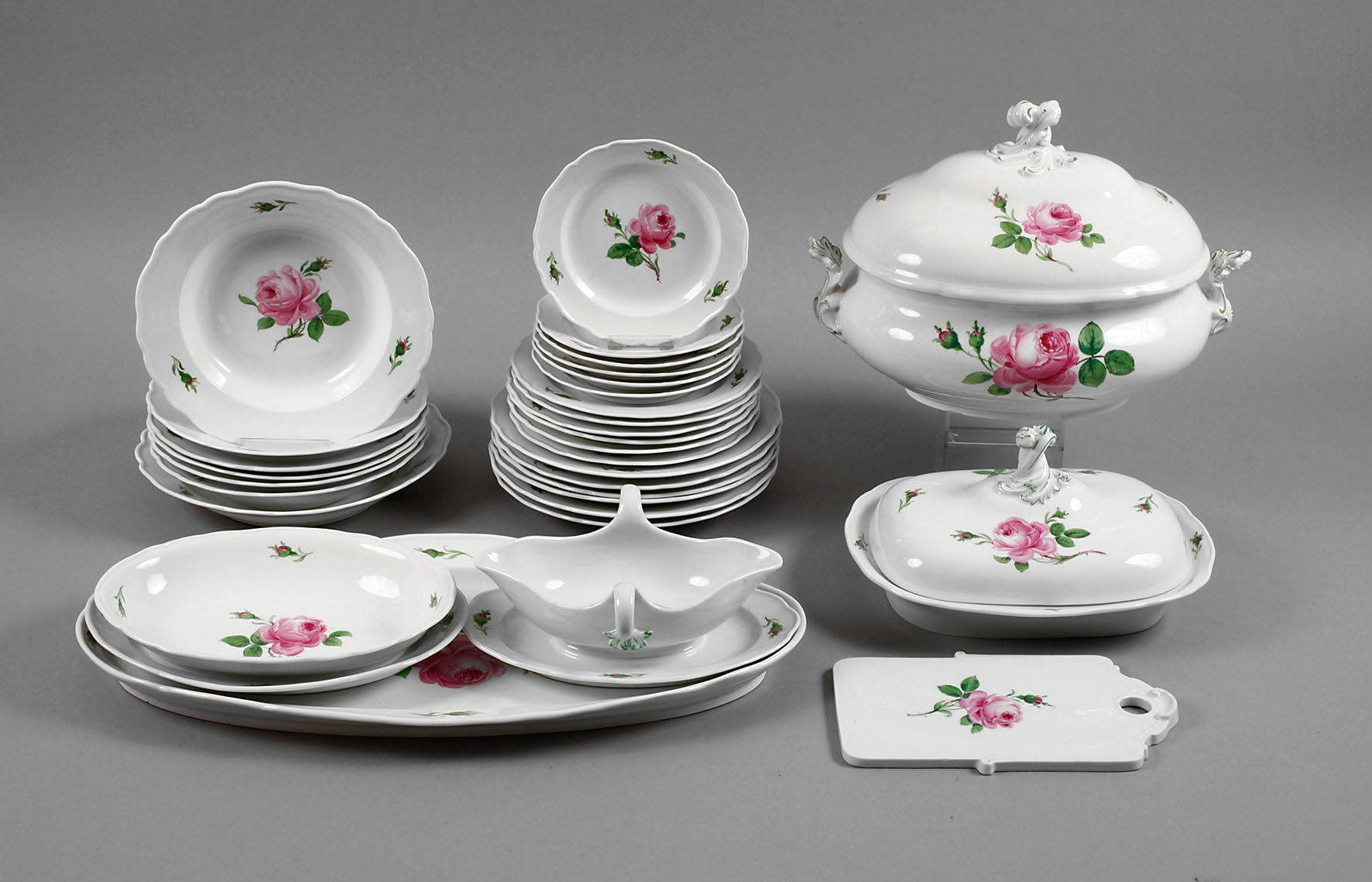 Meissen Speiseservice „Rote Rose“