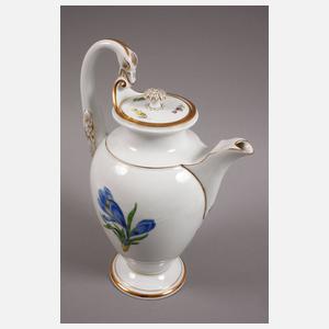 Meissen Kaffeeservice mit Schwanenhalshenkeln