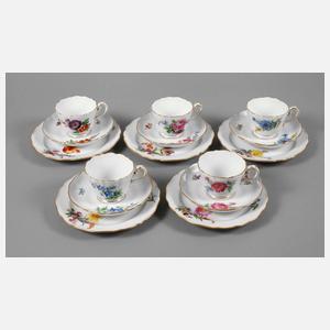 Meissen fünf Gedecke