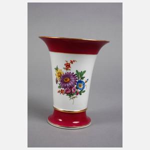 Meissen Trichtervase ”Deutsche Blume”
