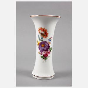 Meissen Vase mit Blütenbuketts
