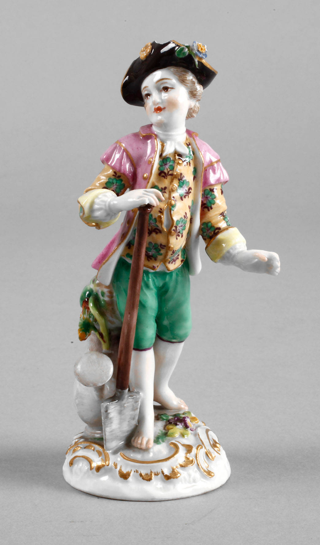 Meissen ”Gärtner mit Gießkanne und Spaten”