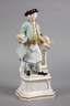 Meissen Figurengruppe ”Freimaurer mit Mops”