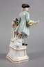 Meissen Figurengruppe ”Freimaurer mit Mops”