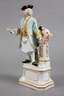 Meissen Figurengruppe ”Freimaurer mit Mops”