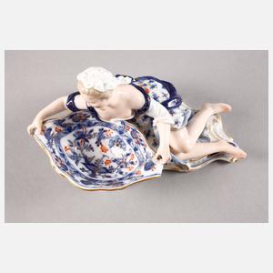 Meissen Saliere mit Mädchen