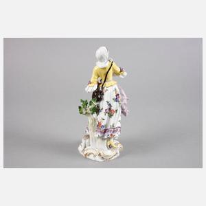 Meissen Schäferin mit Tamburin