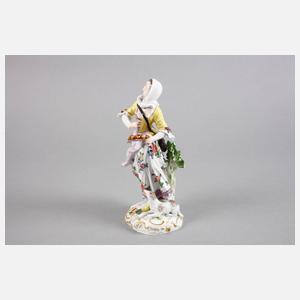 Meissen Schäferin mit Tamburin