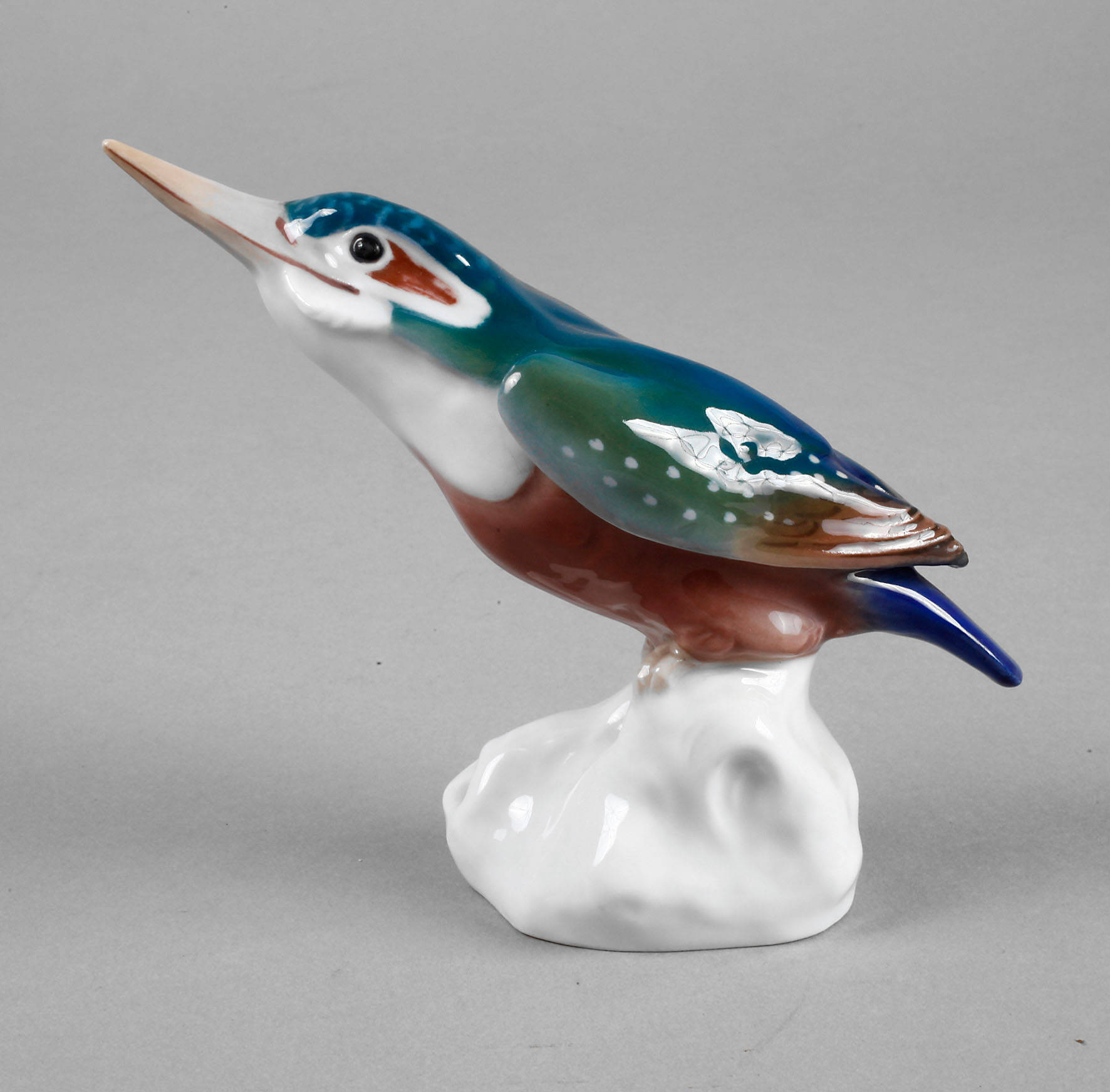 Meissen ”Eisvogel, Kopf gestreckt”