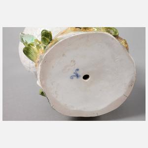 Meissen Paar Höckerschwäne