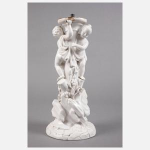 Meissenimitat, figürlicher Lampenfuß