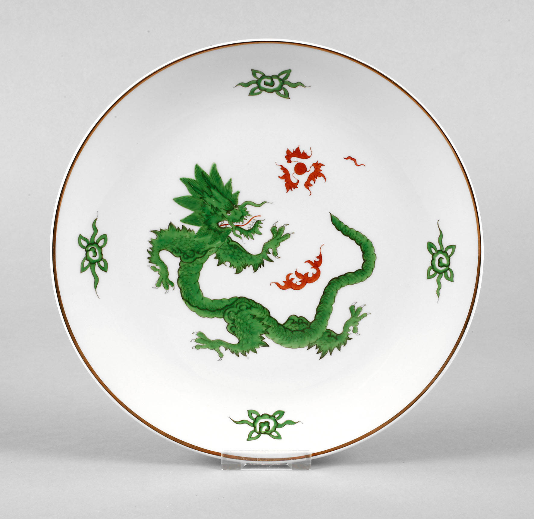 Meissen Teller ”Grüner Drache”