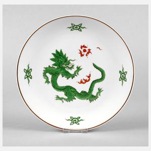 Meissen Teller ”Grüner Drache”