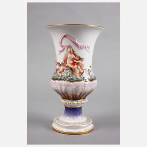 Meissen Kratervase Capodimonte-Stil