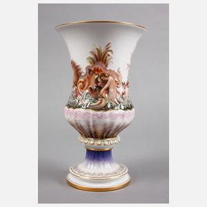 Meissen Kratervase Capodimonte-Stil