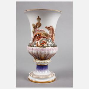 Meissen Kratervase Capodimonte-Stil