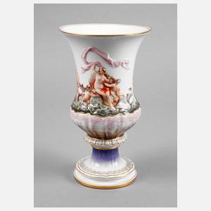 Meissen Kratervase Capodimonte-Stil