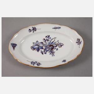 Meissen Restservice ”Blaue Blume mit Insekten”