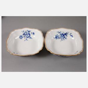 Meissen Speiseservice ”Blaue Blume mit Goldgräsern”