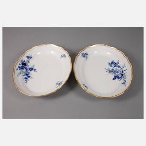 Meissen Speiseservice ”Blaue Blume mit Goldgräsern”