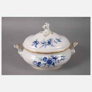 Meissen Speiseservice ”Blaue Blume mit Goldgräsern”
