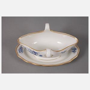 Meissen Speiseservice ”Blaue Blume mit Goldgräsern”