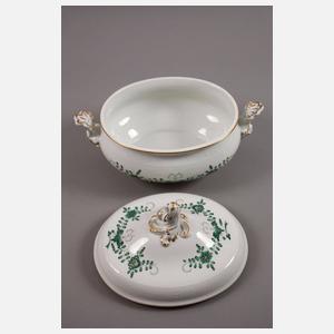 Meissen Speiseservice indianische Blume mit Reliefrand