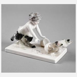 Galluba & Hofmann Faun mit Küken