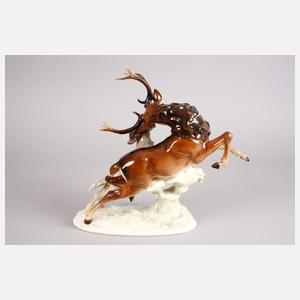 Hutschenreuther jagdliche Tiergruppe