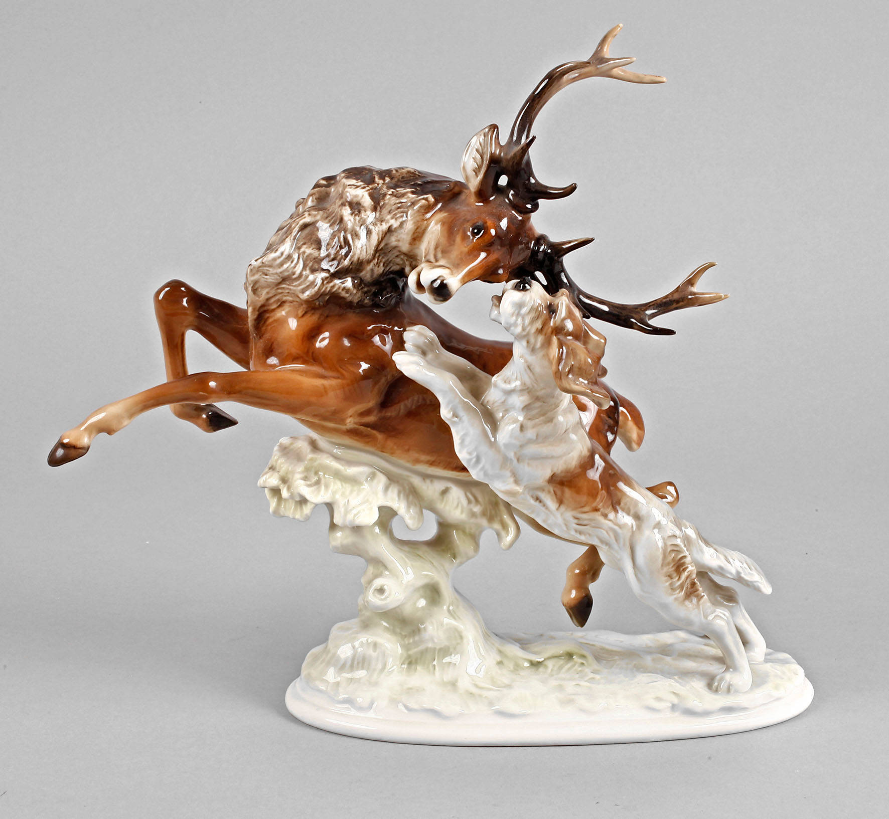 Hutschenreuther jagdliche Tiergruppe