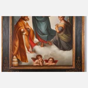 KPM Berlin große Bildplatte ”Sixtinische Madonna”