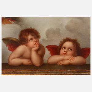 KPM Berlin große Bildplatte ”Sixtinische Madonna”