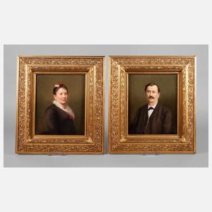 KPM Berlin Paar Porzellanbilder Ehepaarportraits