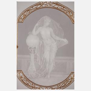 KPM Berlin Wandteller Pâte sur Pâte