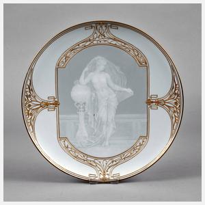 KPM Berlin Wandteller Pâte sur Pâte